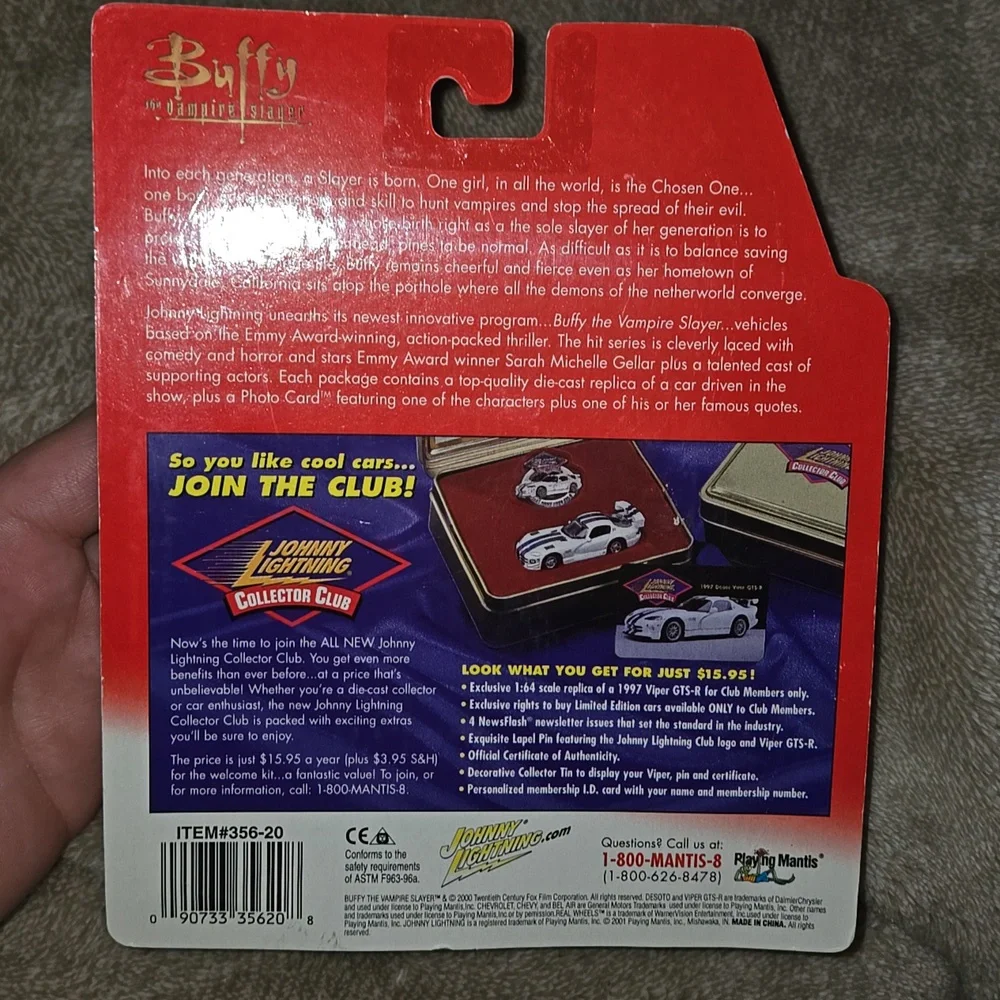 Vintage 2000s Johnny Lightning Buffy Die-Cast Cars Willow And Buffy
